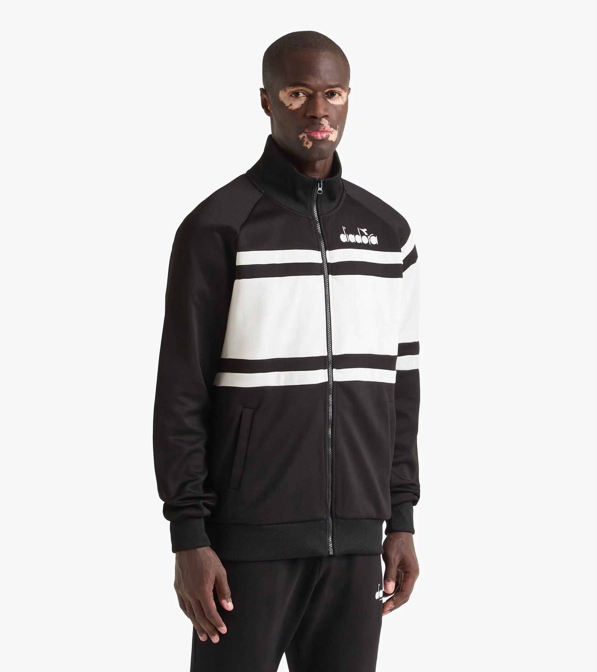 Diadora Jacket 80s - Optical White/Black