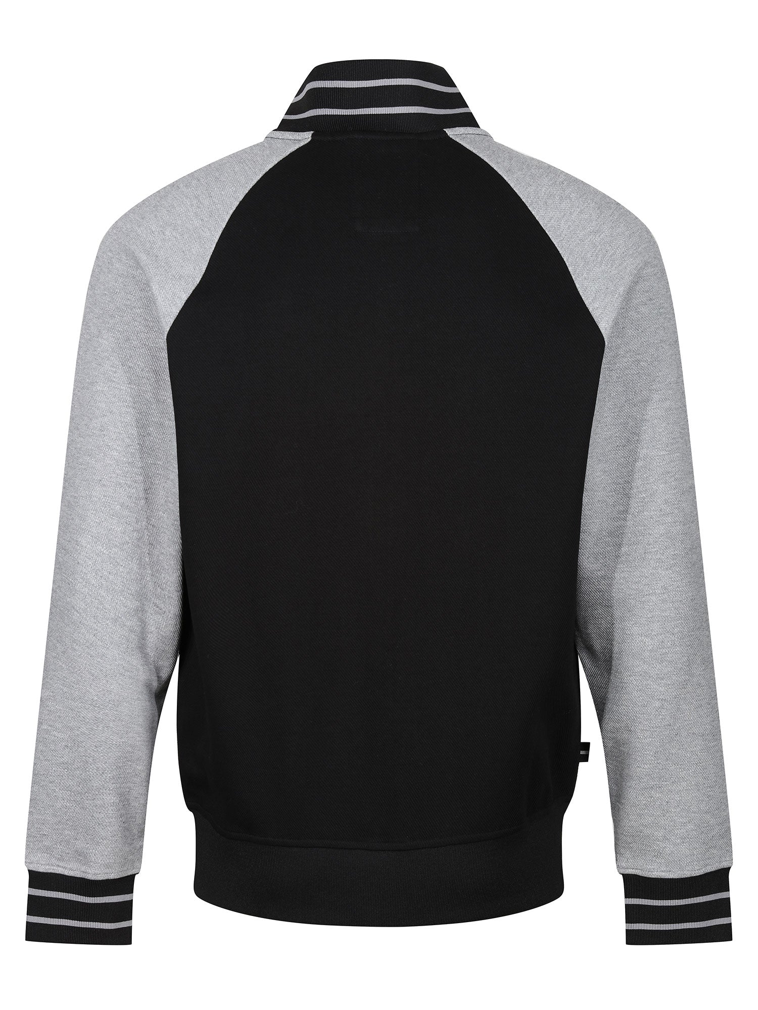 Luke Malone Zip Through Sweat - Black