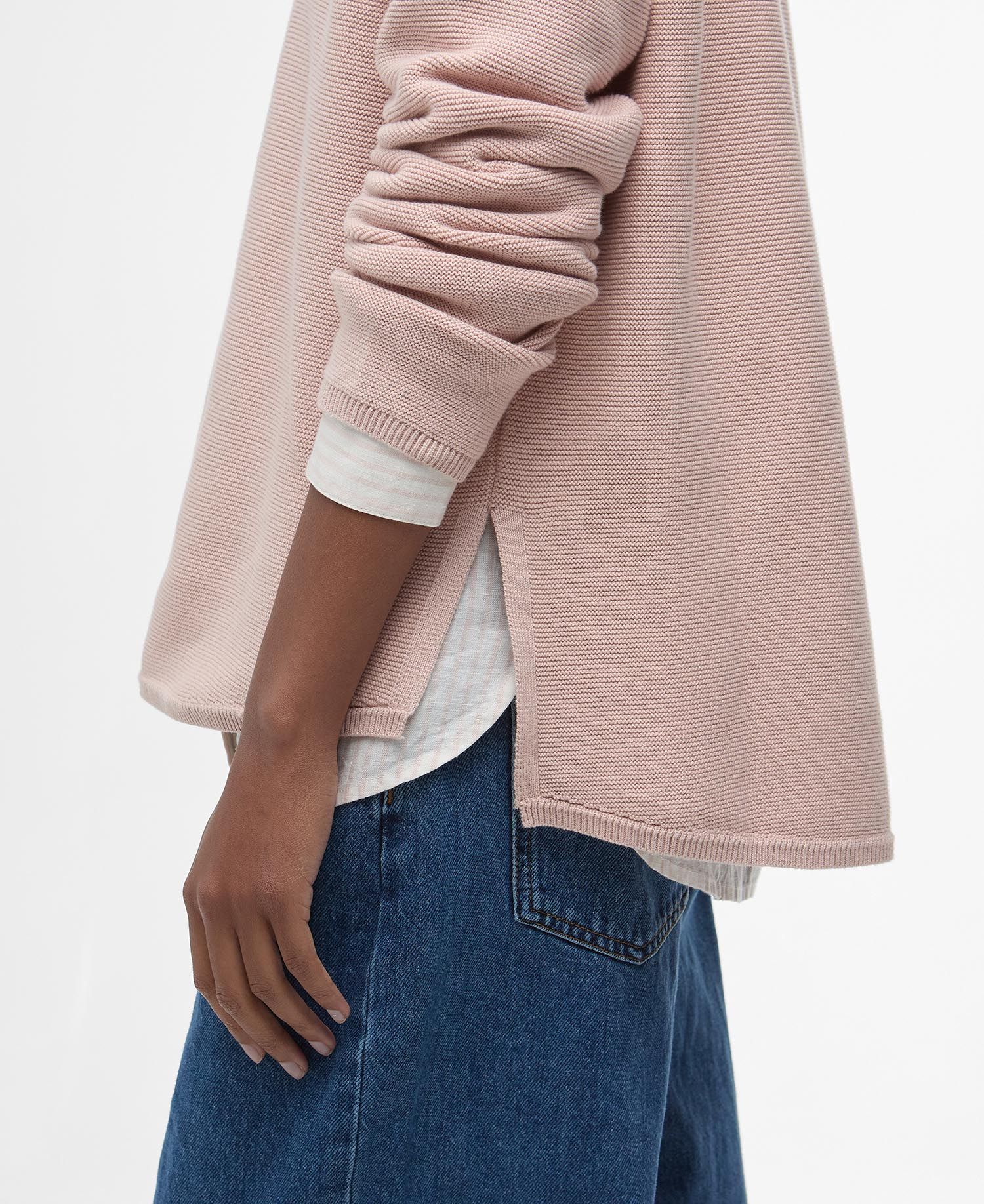 Barbour Marine Knitted Jumper - Primrose Pink