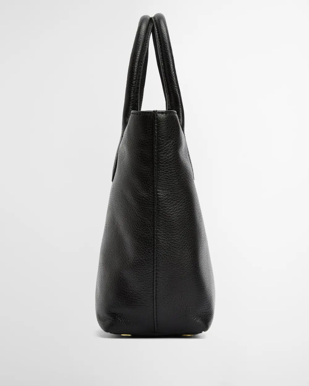 Barbour Birch Leather Tote Bag - Black