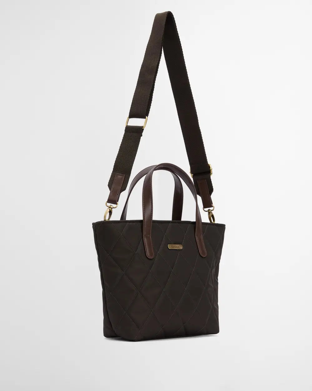 Barbour Mini Quilted Tote Bag - Olive
