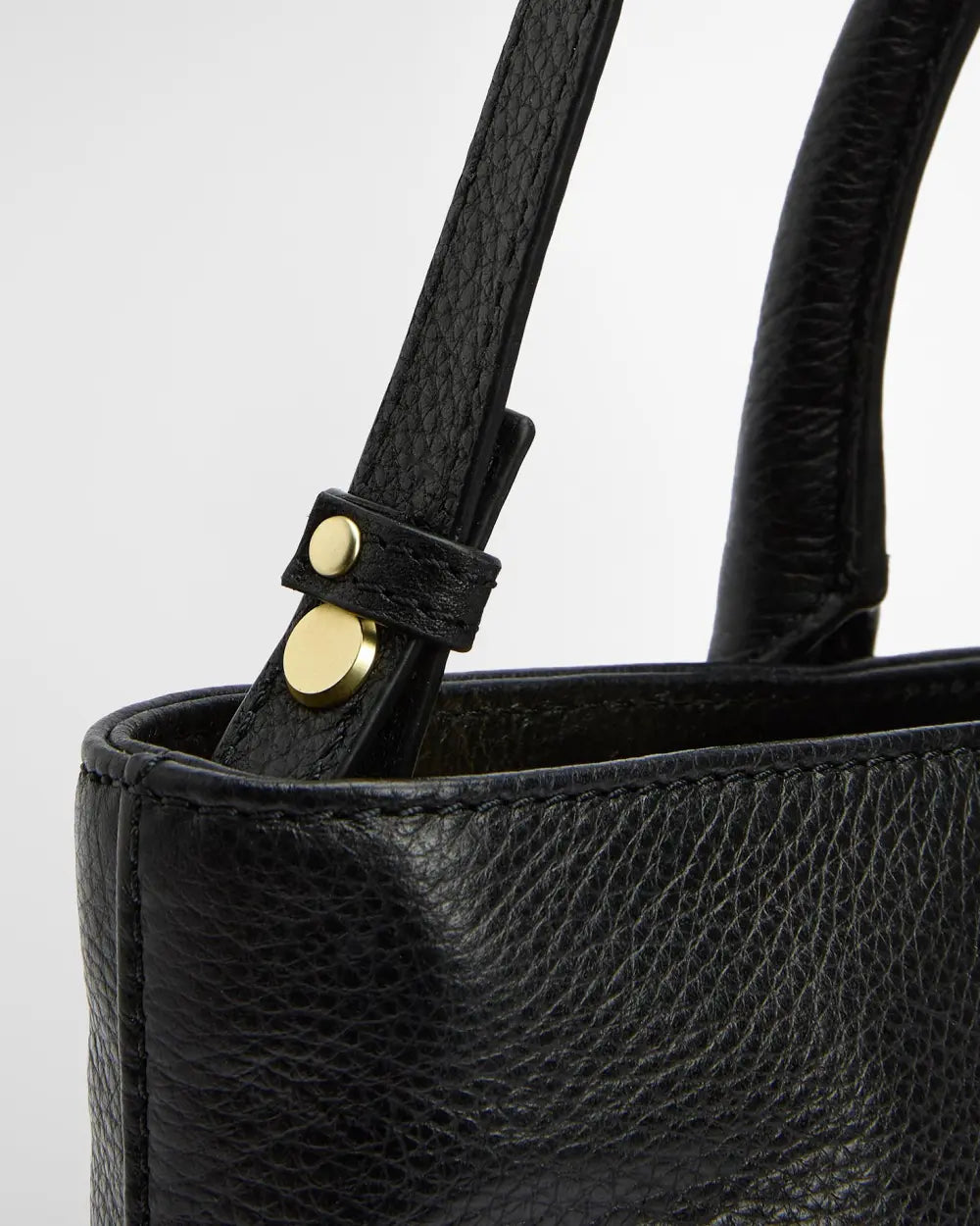 Barbour Birch Leather Tote Bag - Black