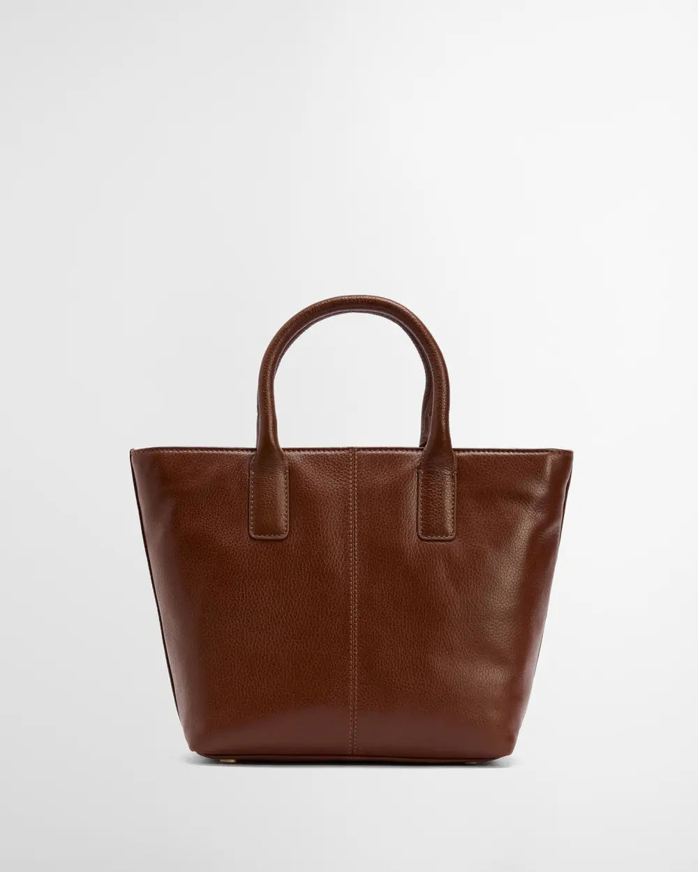 Barbour Birch Leather Tote Bag - Brown