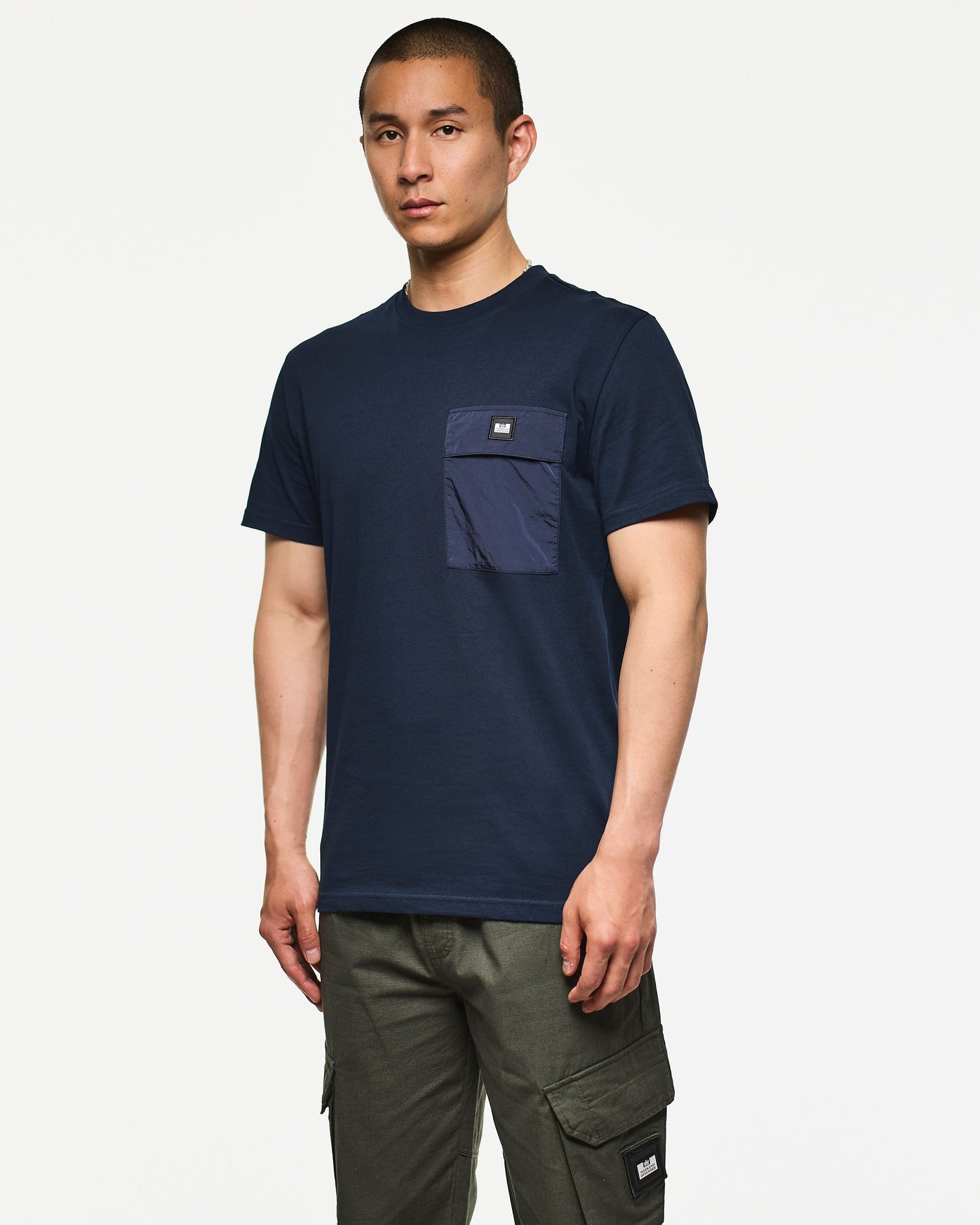 Weekend Offender Stiniva Parachute Pocket T-Shirt - Navy