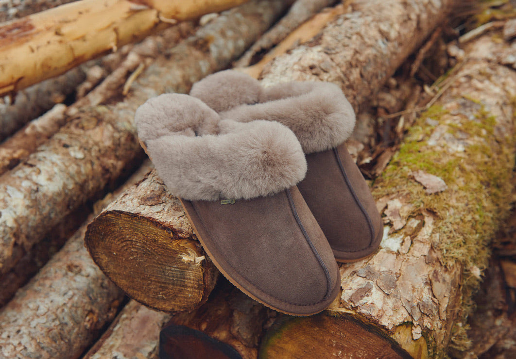 Dubarry Rockmill Mule Slippers - Cigar