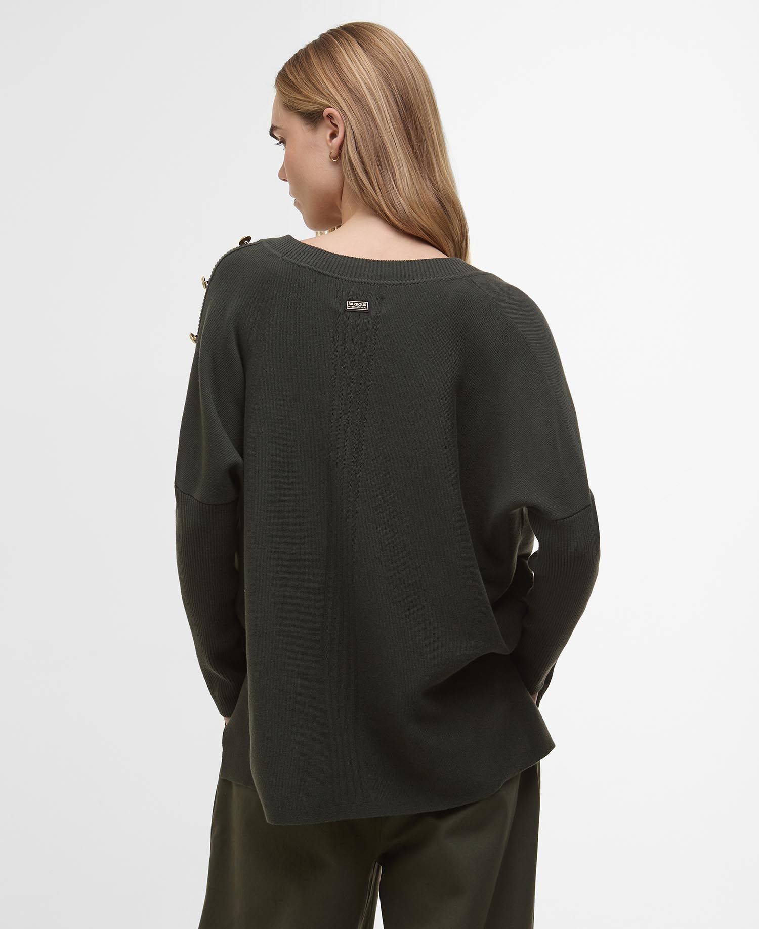 Barbour International Sierra Knitted Jumper - Envy