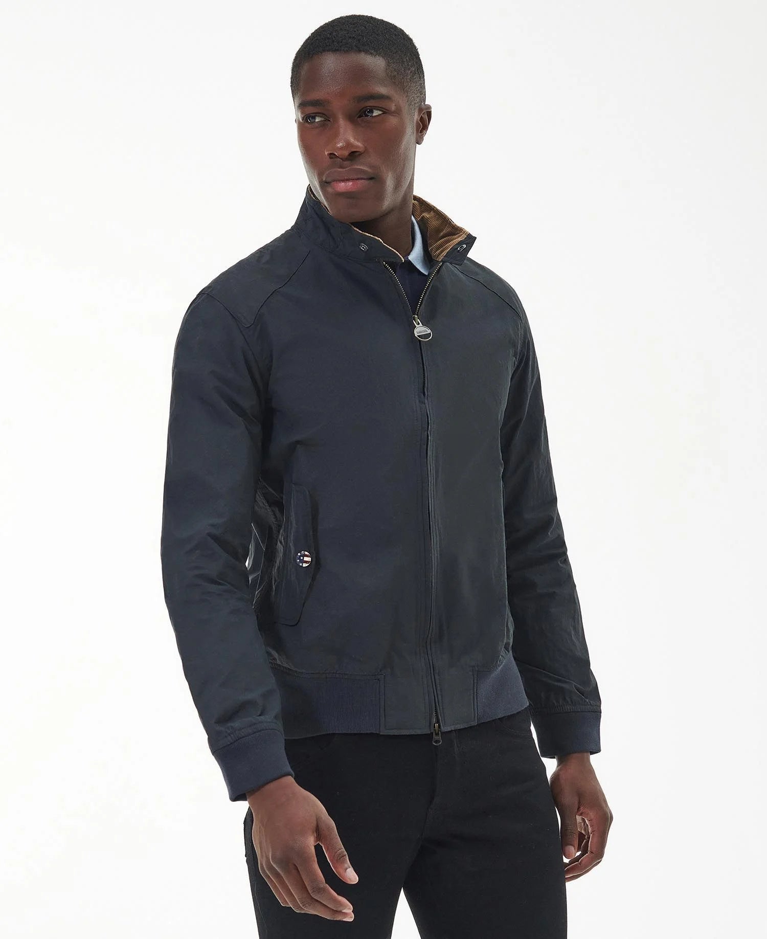 Barbour International SMQ Recitifer Harrington Jacket - Navy