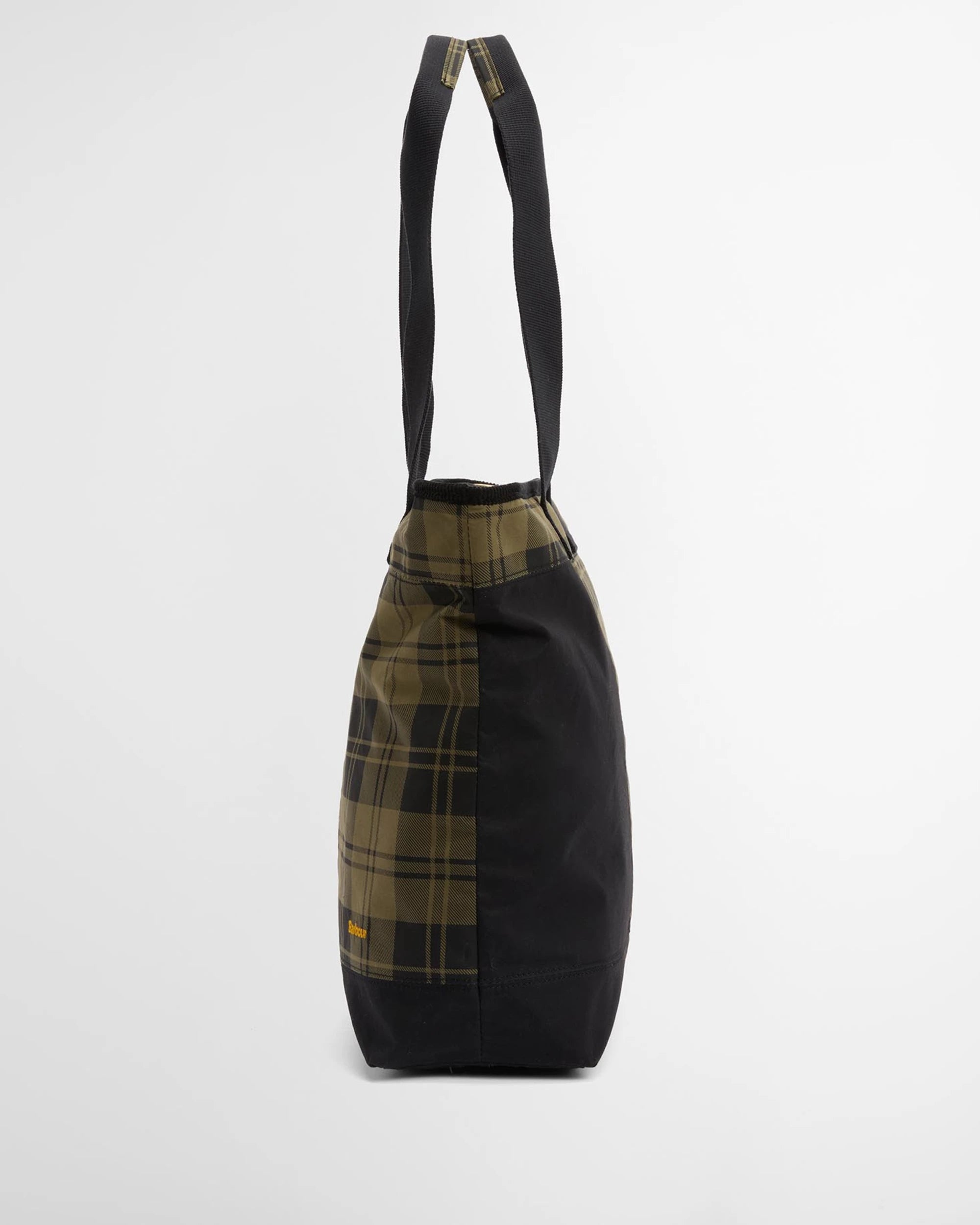 Barbour Mya Tote Bag - Black/Olive Check