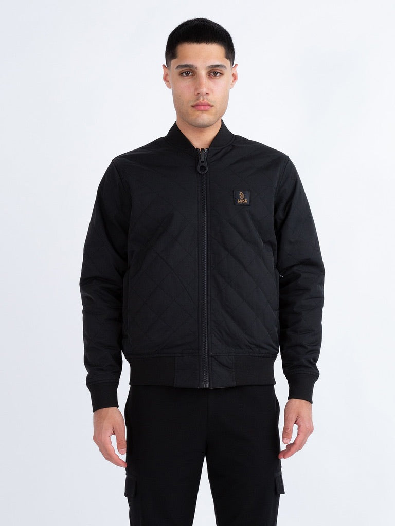 Luke Suzhou Reversable Bomber Jacket - Mushroom