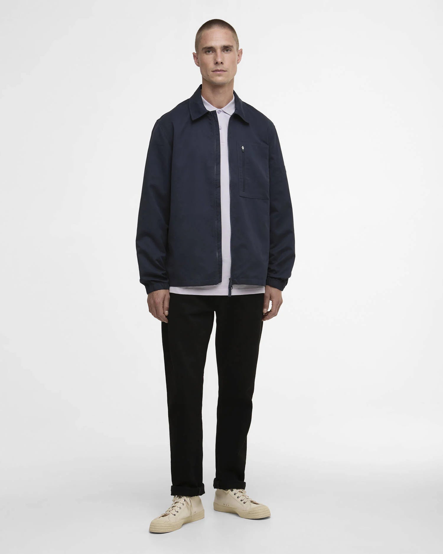 Barbour Intenational Coil Overshirt - Navy