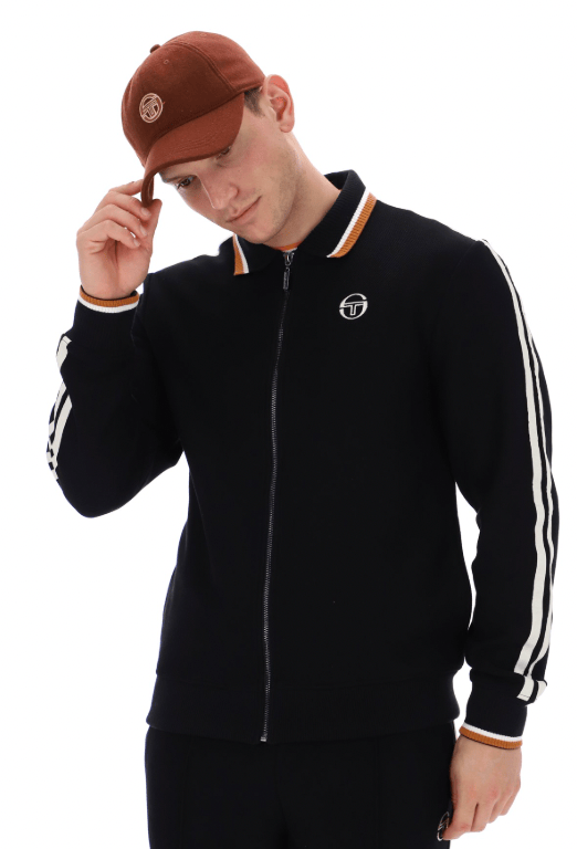 Sergio Tacchini Giorno Track Top - Black