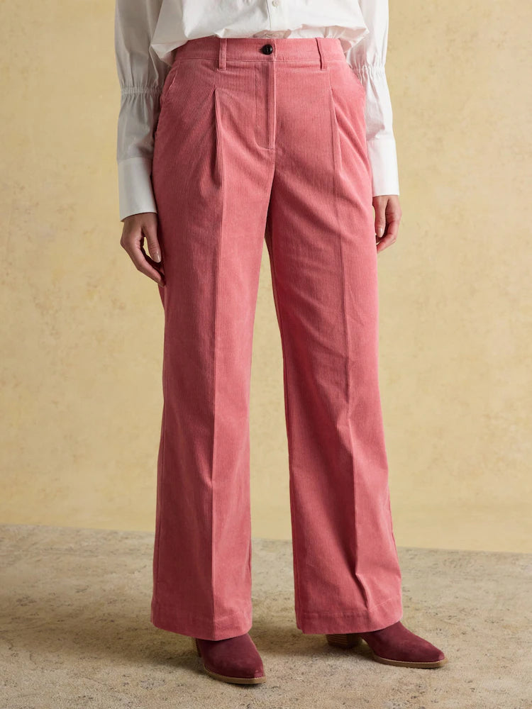 Joules Fernhill Cord Pink Trousers