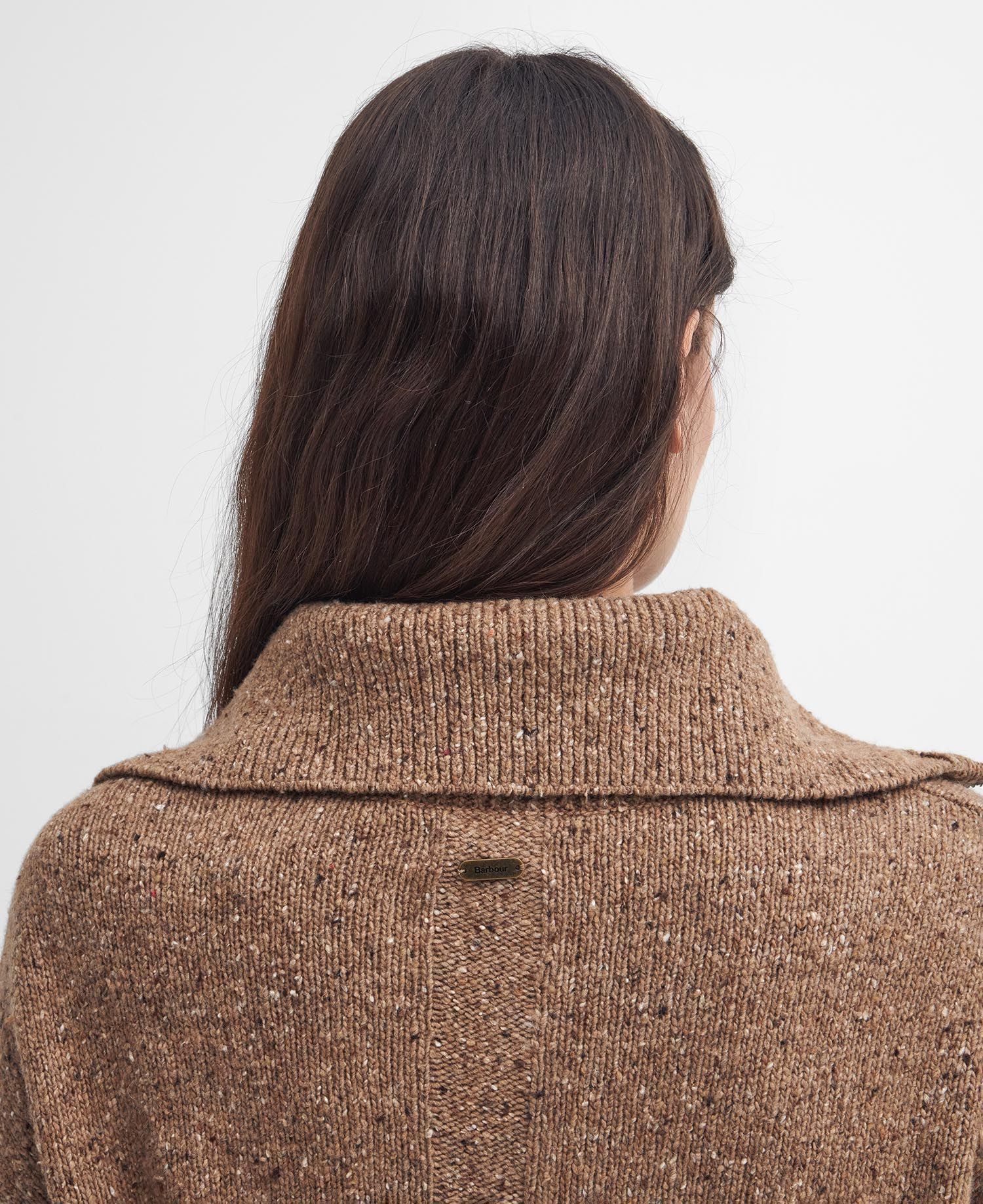 Barbour Lavensdale Half Zip Jumper - Honey