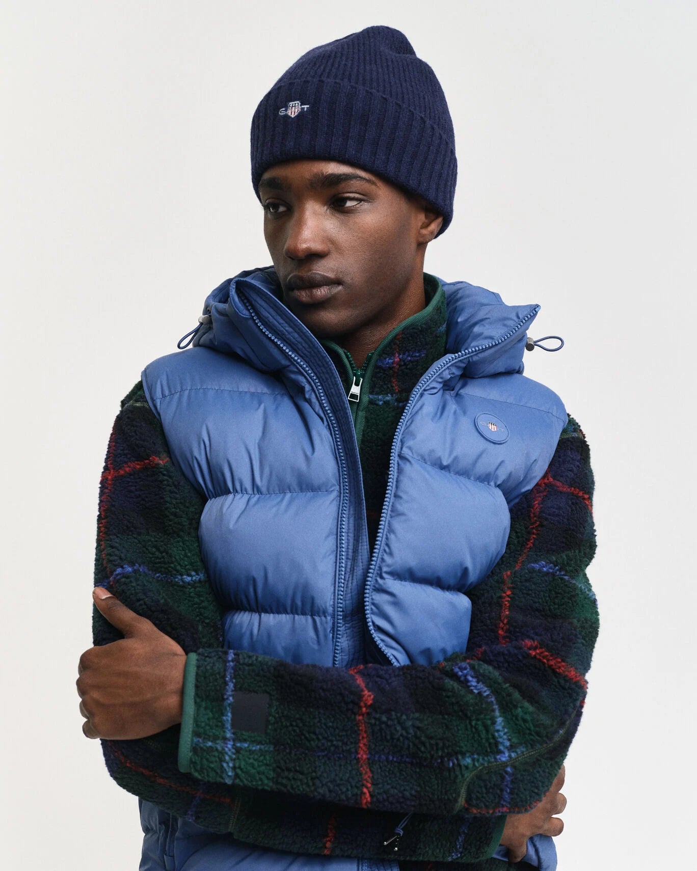 GANT Shield Wool Beanie - Marine