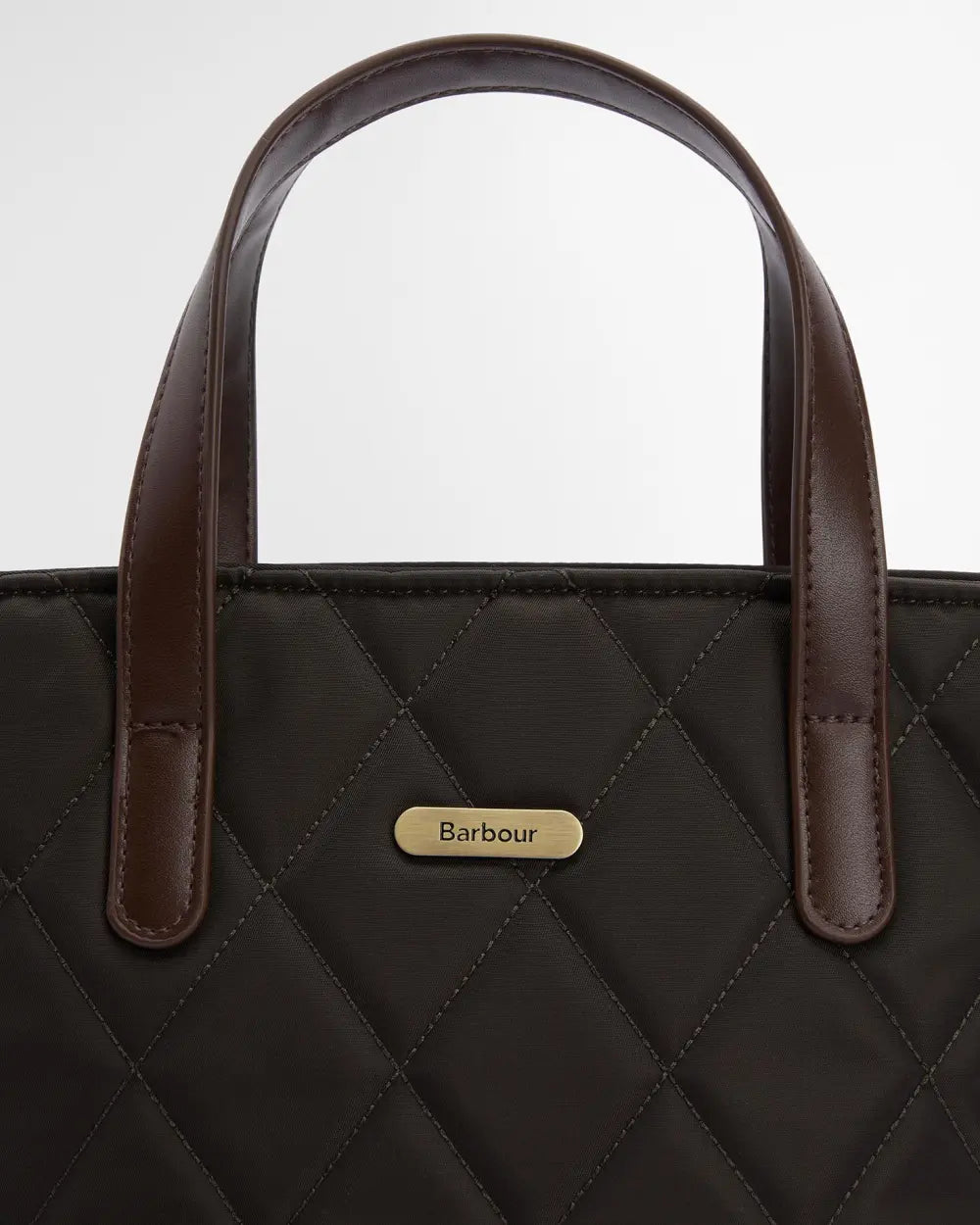 Barbour Mini Quilted Tote Bag - Olive