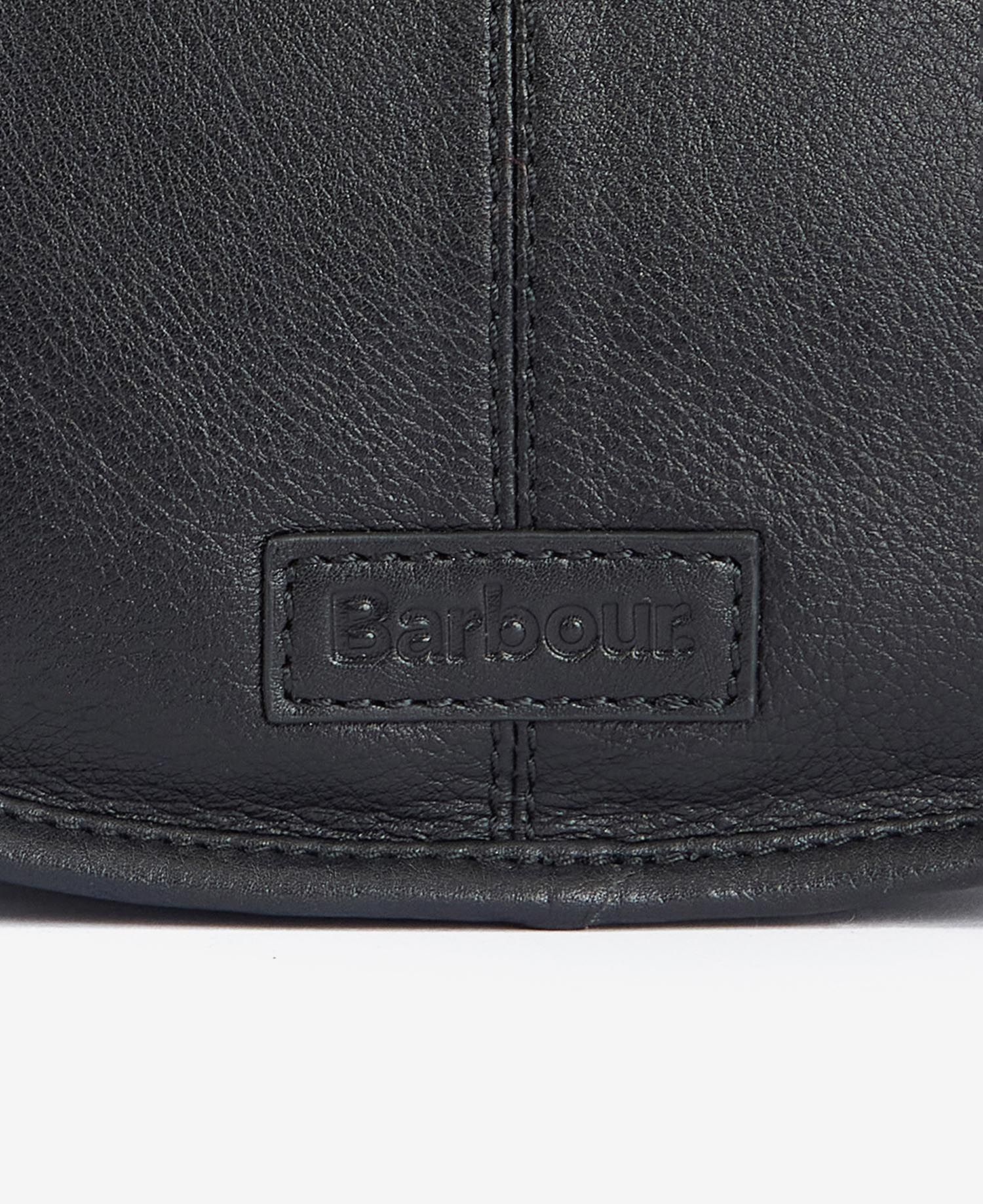 Barbour Laire Medium Leather Saddle Bag - Black
