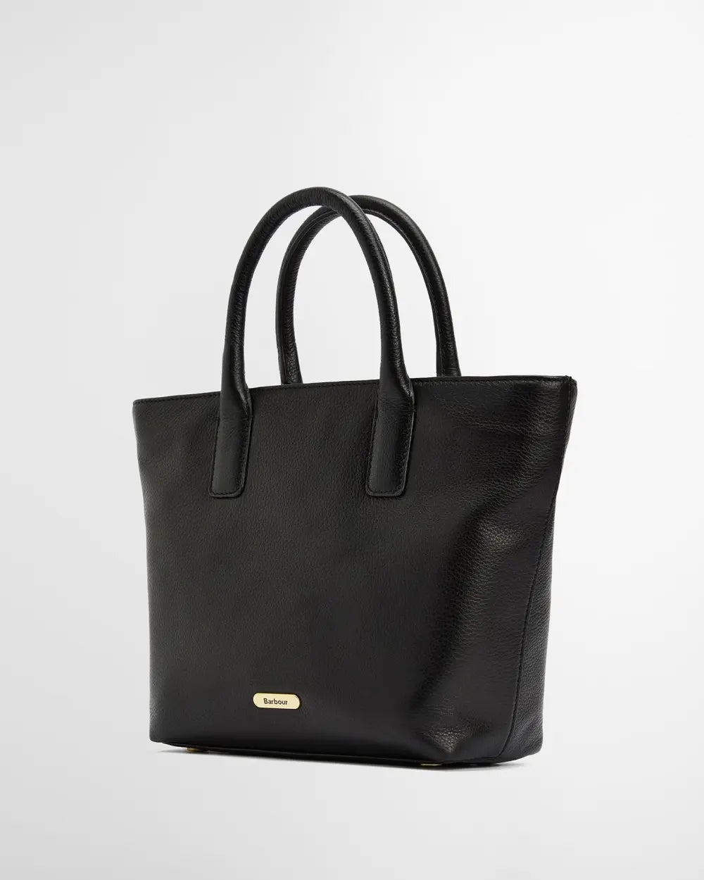 Barbour Birch Leather Tote Bag - Black
