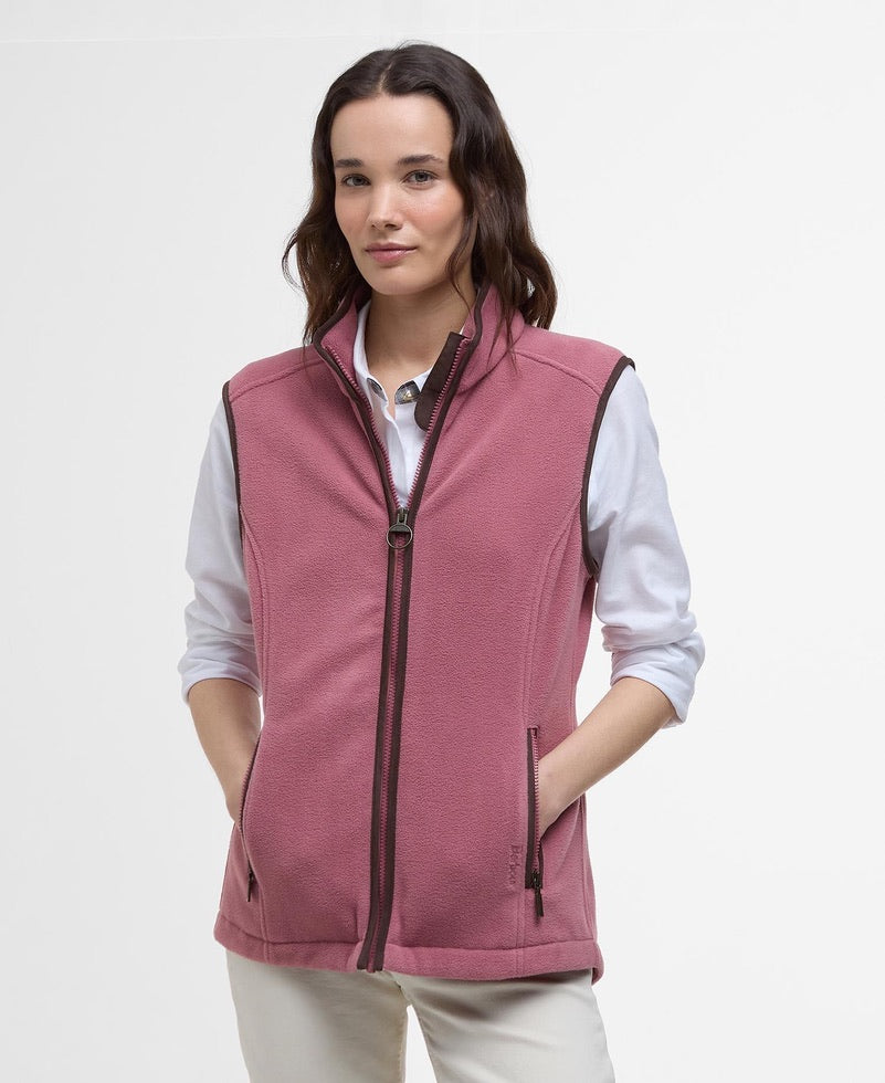 Barbour Country Colton Fleece Gilet - Deep Pruce