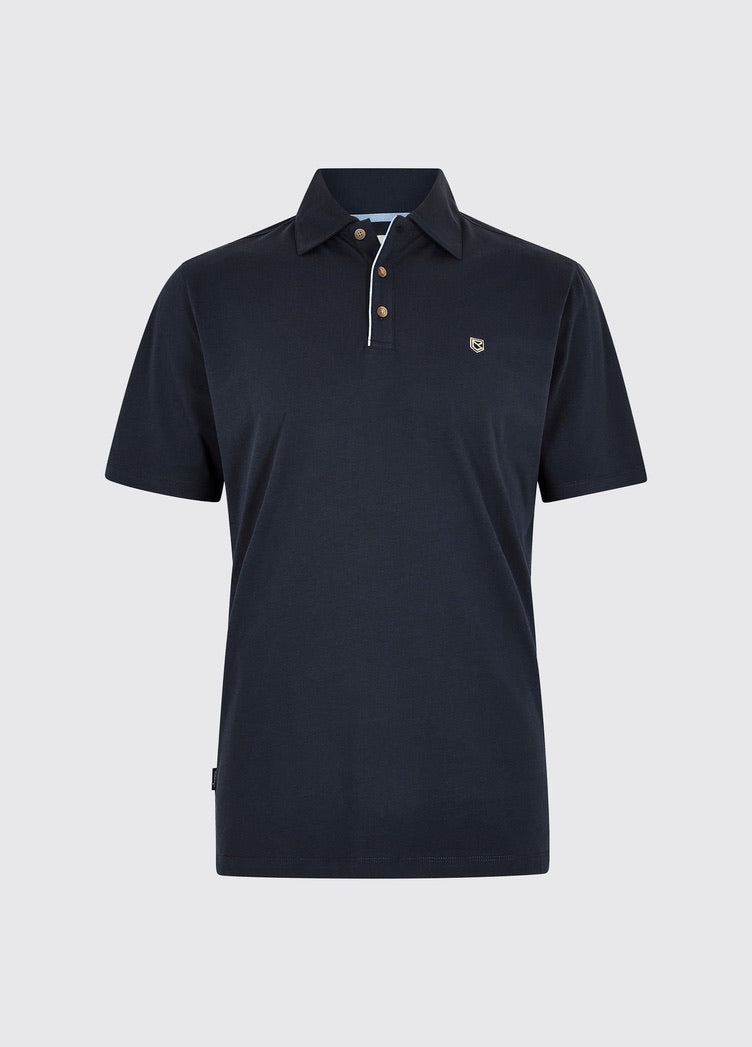 Dubarry Kilmurray Men’s Three-Button Polo - Navy