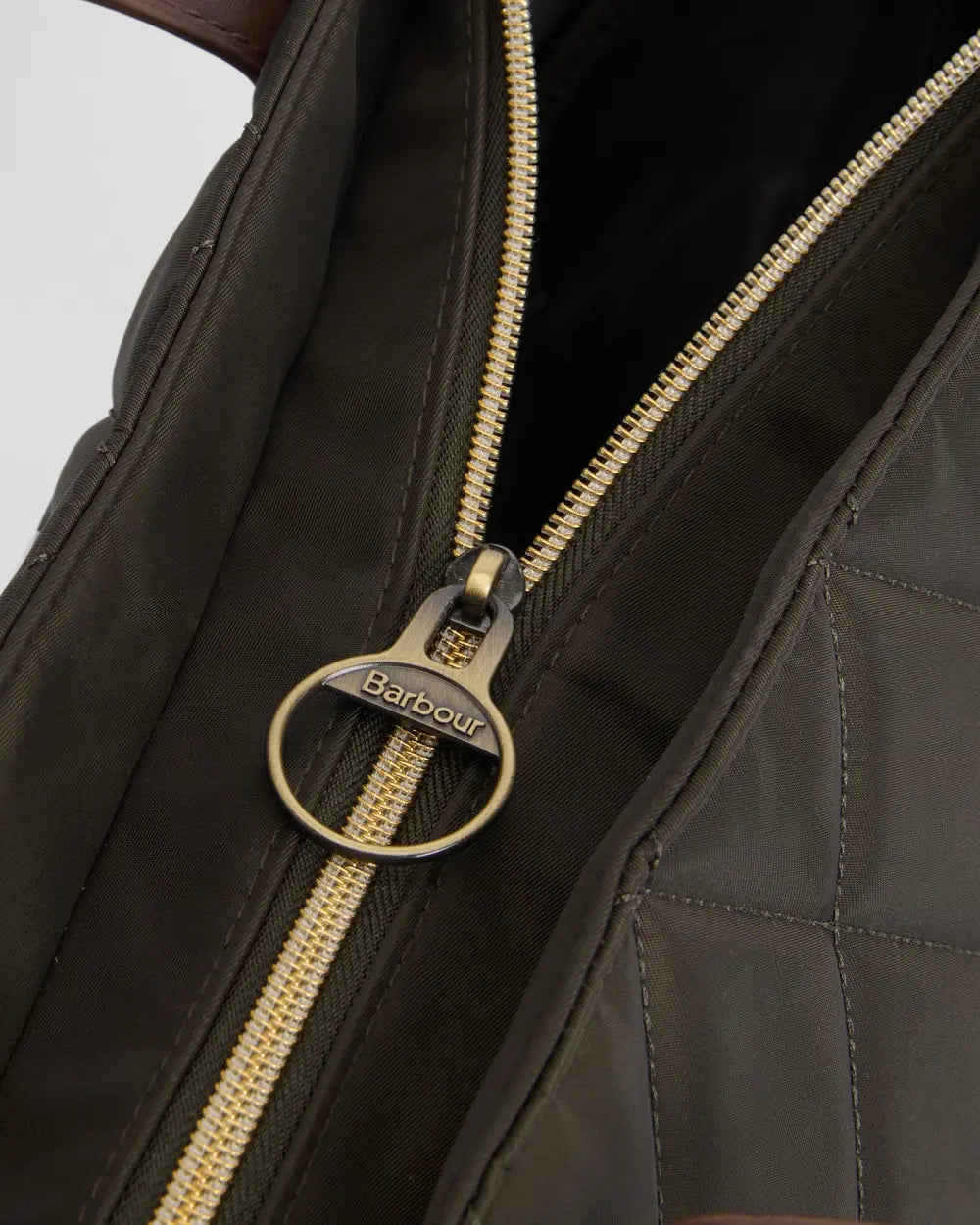 Barbour Quilted Tote Bag - Olive