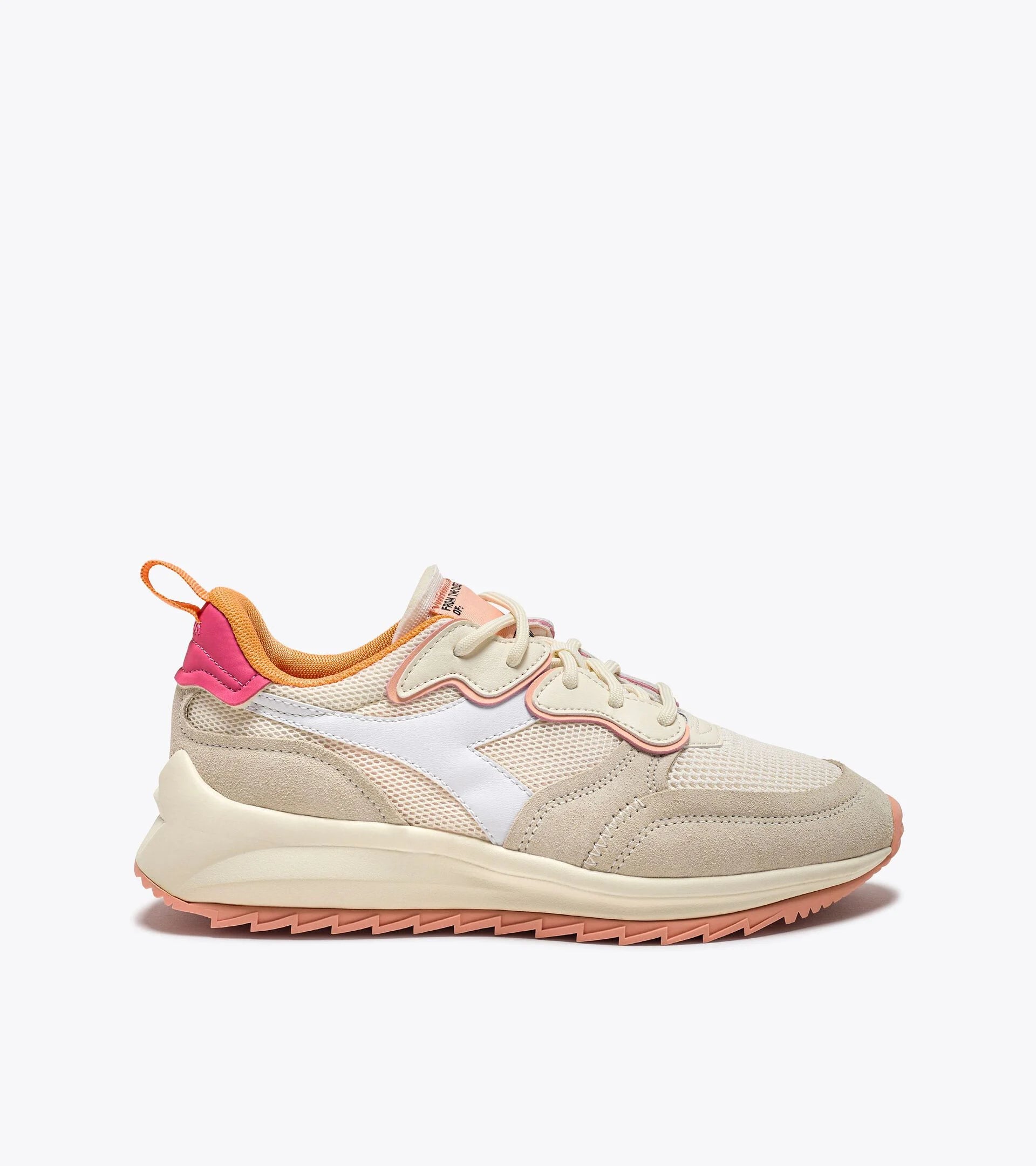 Diadora Jolly Suede Mesh - Whisper White/Pastel