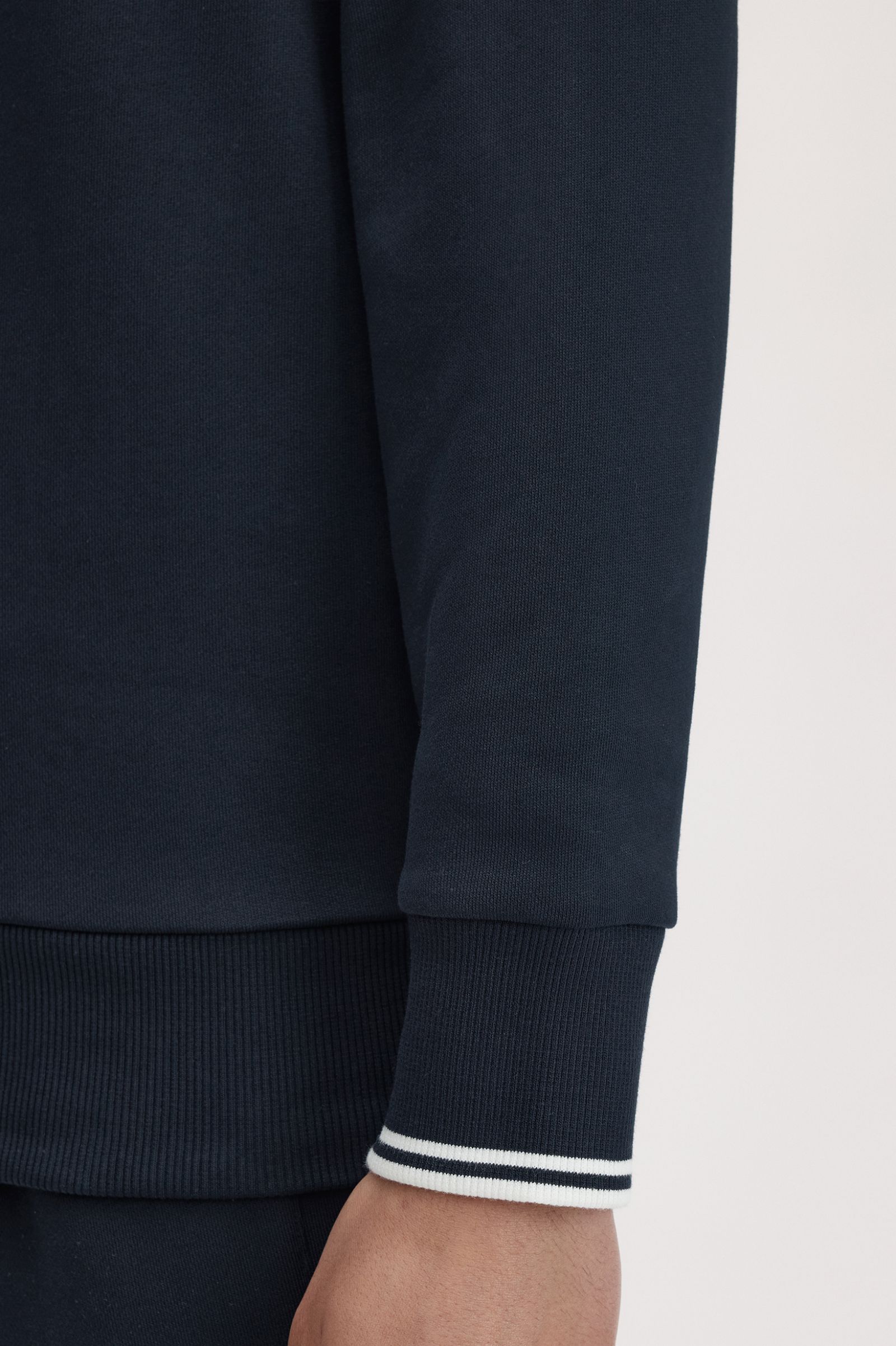 Fred Perry Half Zip Sweatshirt - Navy