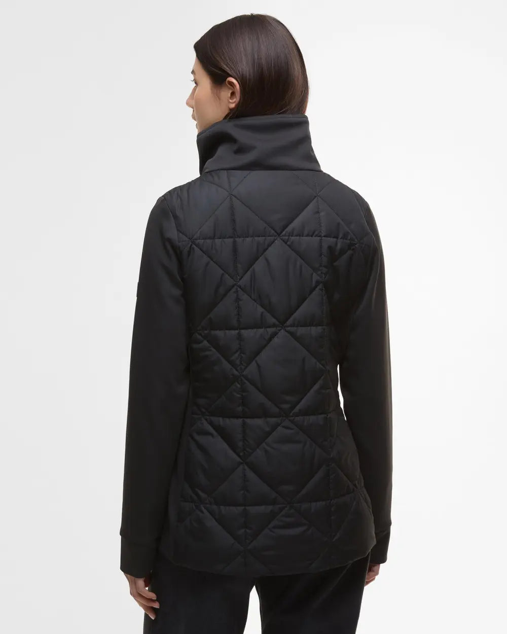 Barbour International Kya Quilted Sweatshirt - Black