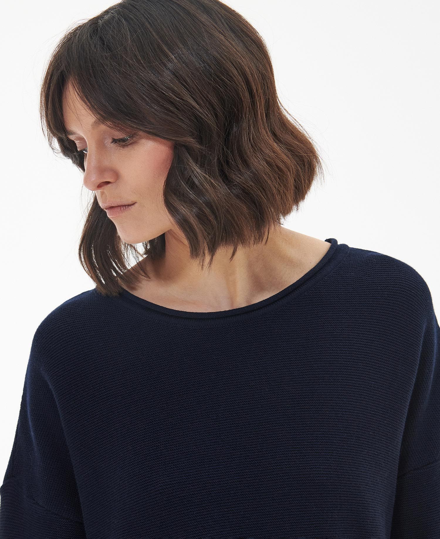 Barbour Marine Knitted Jumper - Navy