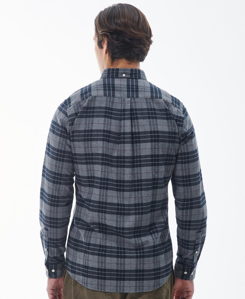 Barbour Swinton Tailored Shirt - Grey Marl