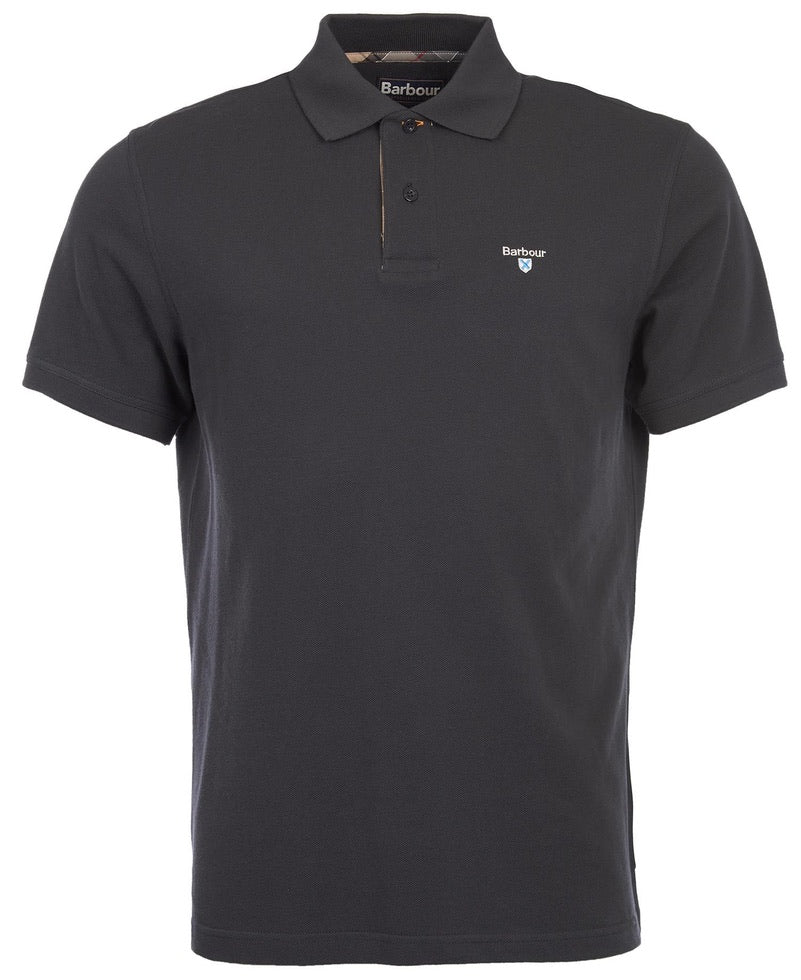 Barbour Tartan Pique Polo Shirt - Navy/Dress Tartan