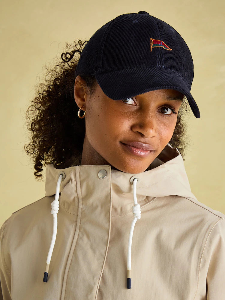 Joules Portwell Neutral Waterproof Raincoat With Hood