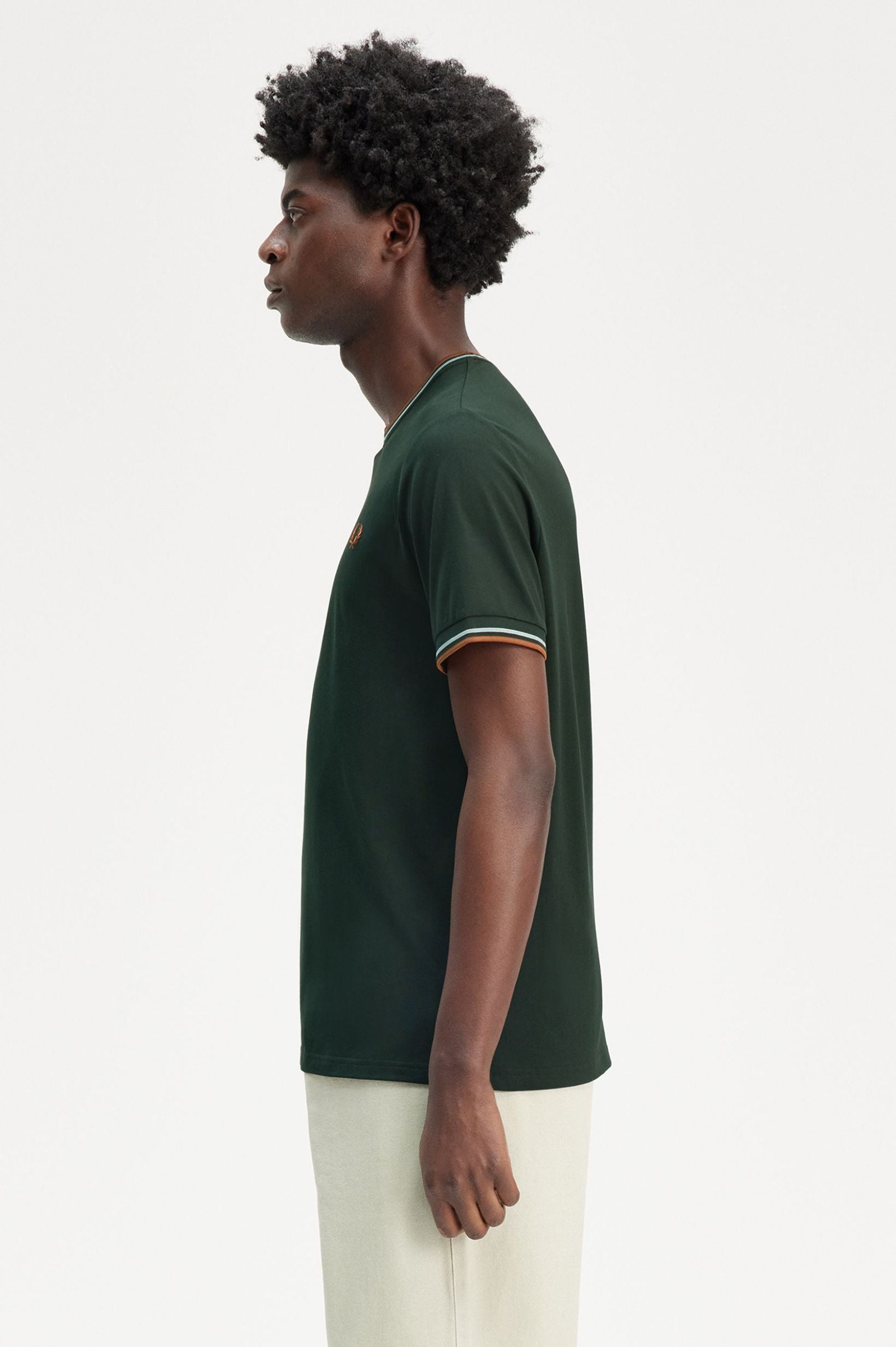 Fred Perry Twin Tipped T-Shirt - Night Green