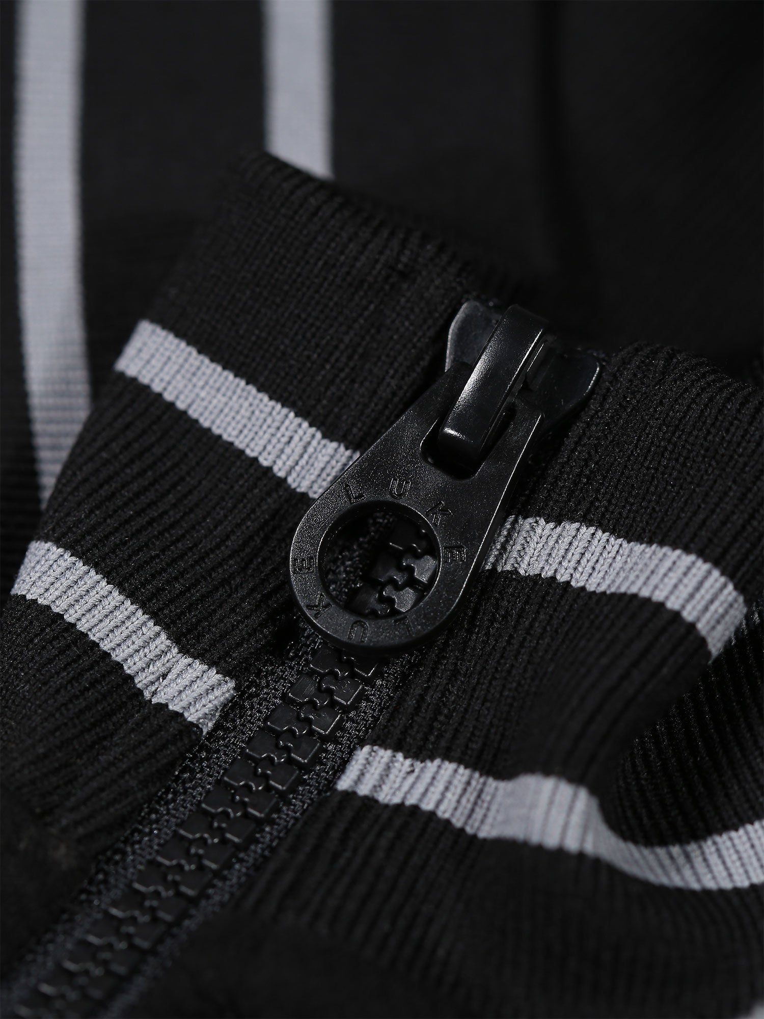 Luke Malone Zip Through Sweat - Black
