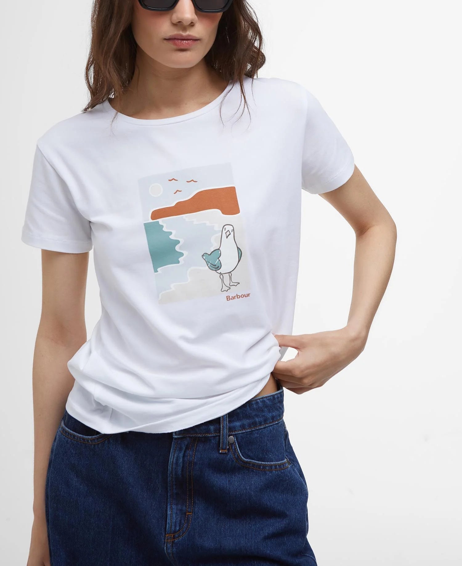 Barbour Merseyside T-Shirt - White