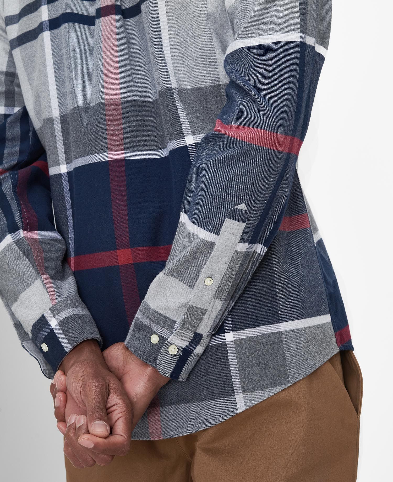 Barbour Iceloch Tailored Tartan Shirt - Blue Granite