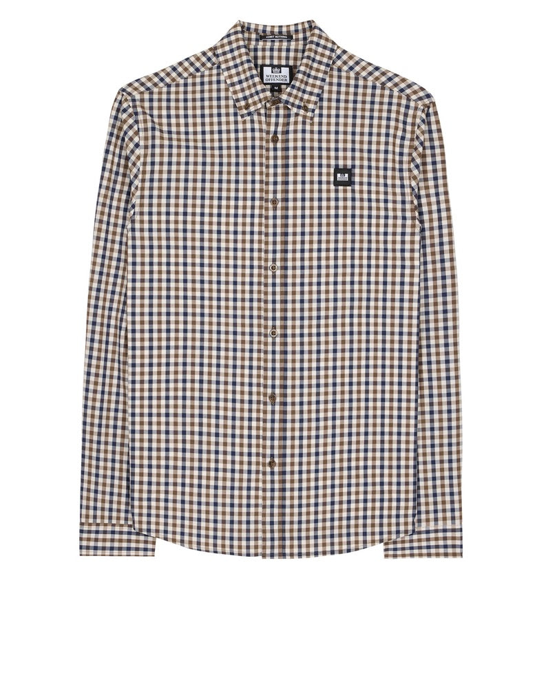 Weekend Offender Lisbon Shirt - Mid House Check