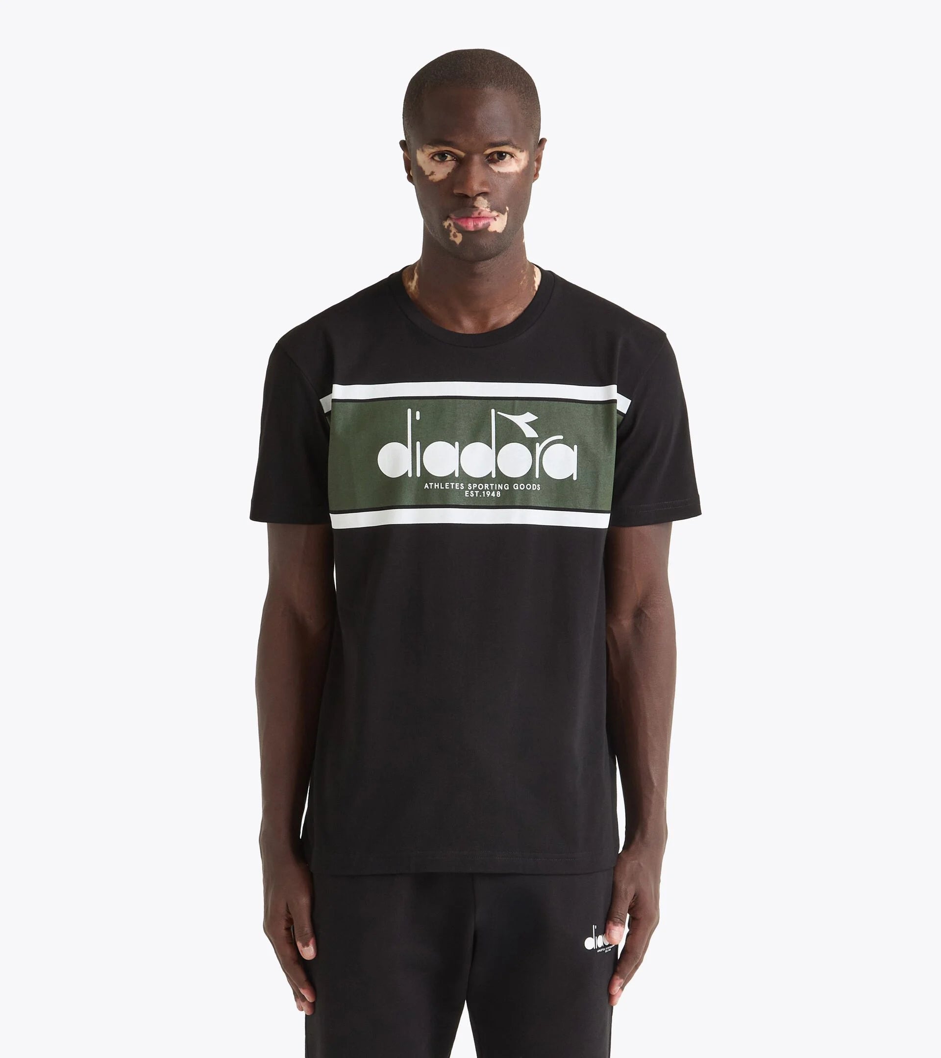 Diadora T-Shirt SS Logo - Green Rifle
