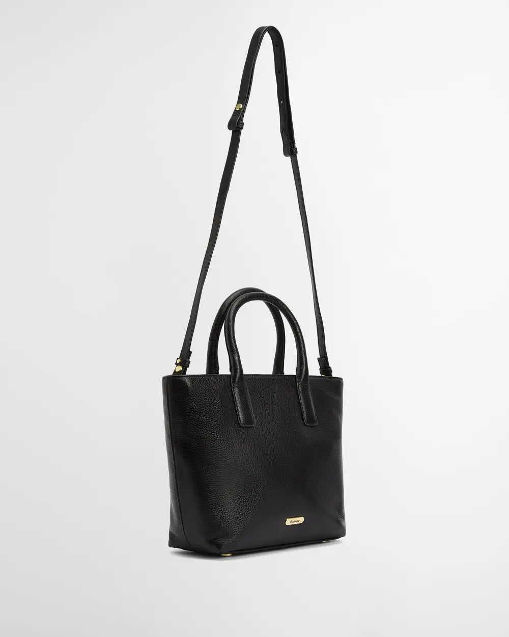 Barbour Birch Leather Tote Bag - Black