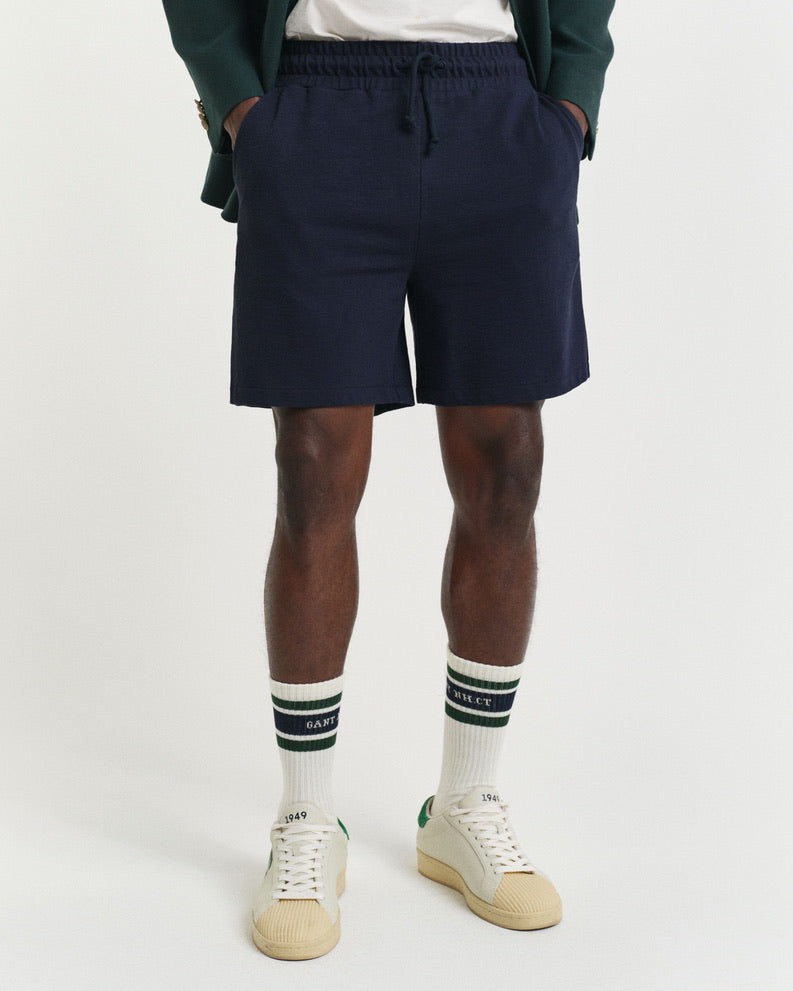 Gant Texture Shorts - Evening Blue
