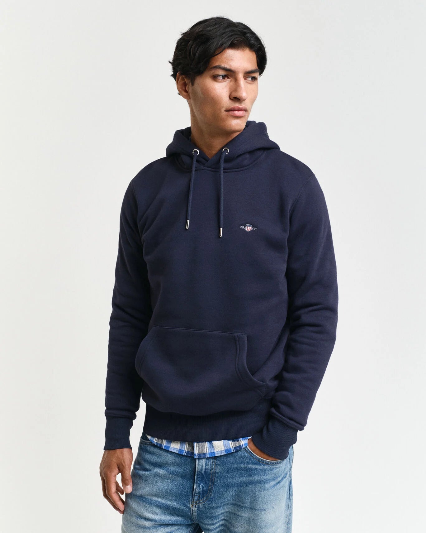 Gant Regular Regular Shield Hoodie - Navy