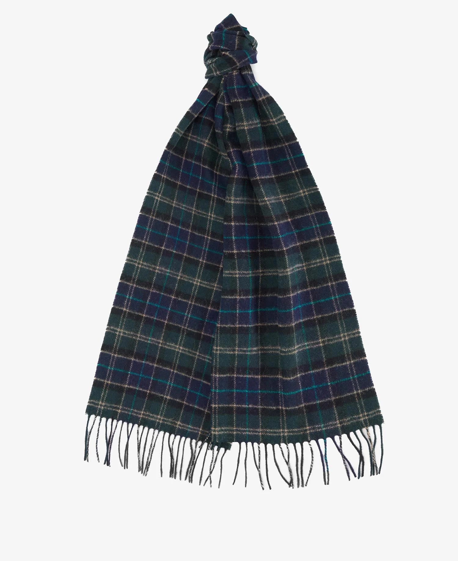Barbour Tartan Lambswool Scarf - Green Loch
