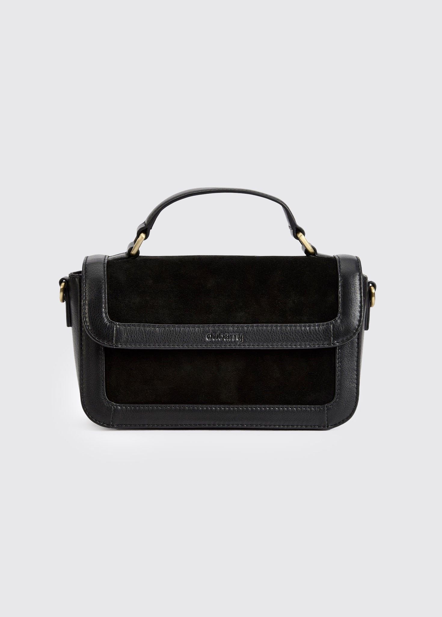 Dubarry Eadestown Structured handbag in suede and leather - Black
