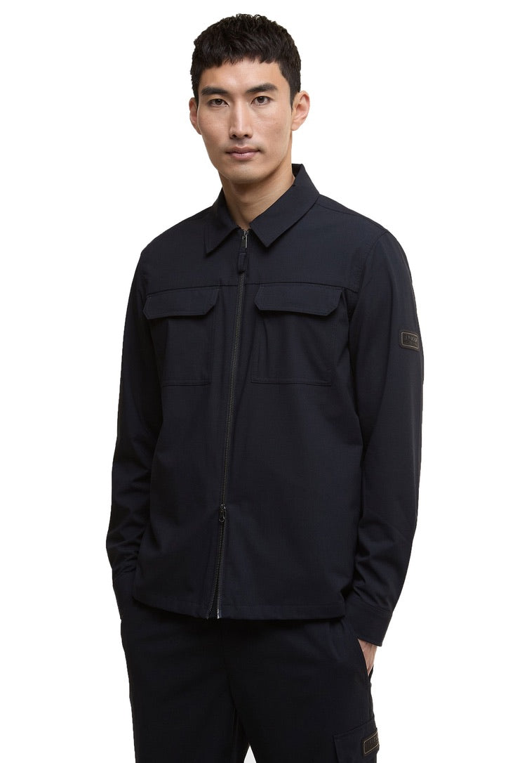 Barbour International Ash Overshirt - Navy