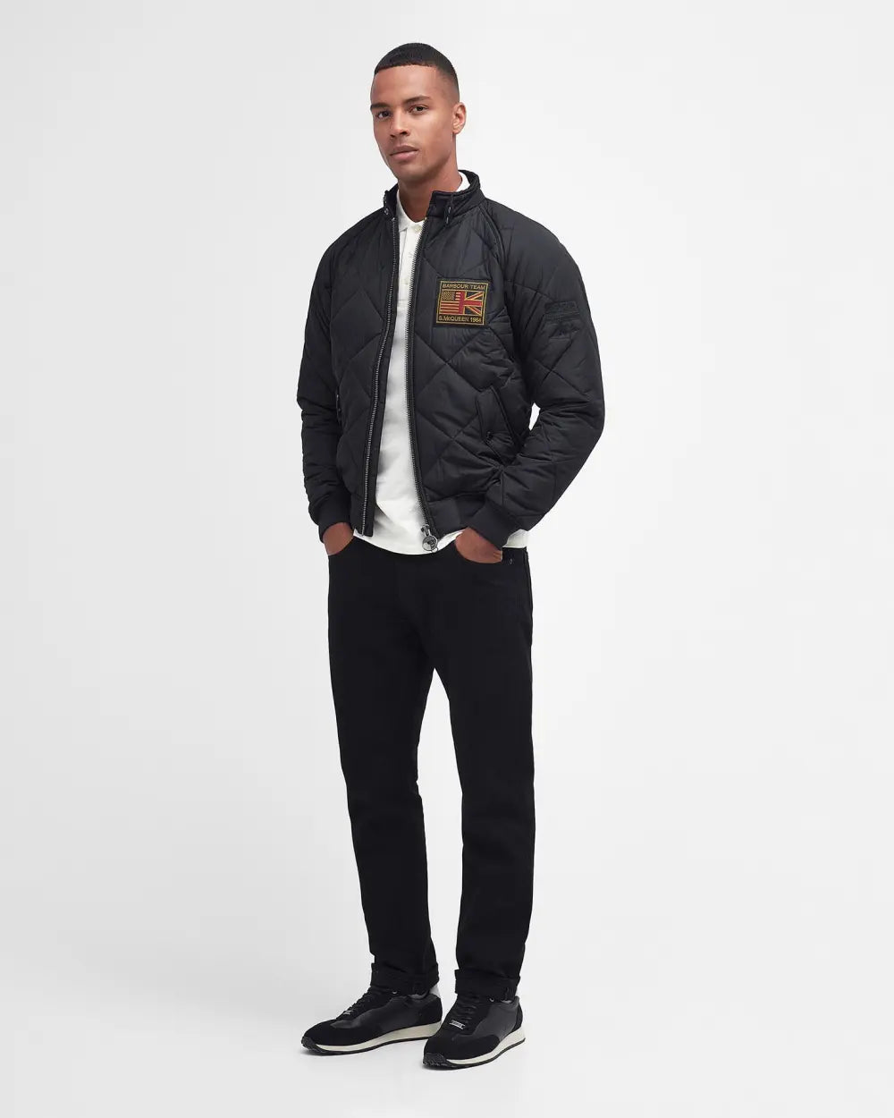 Barbour International SMQ Quilted Merchant Jacket - Black