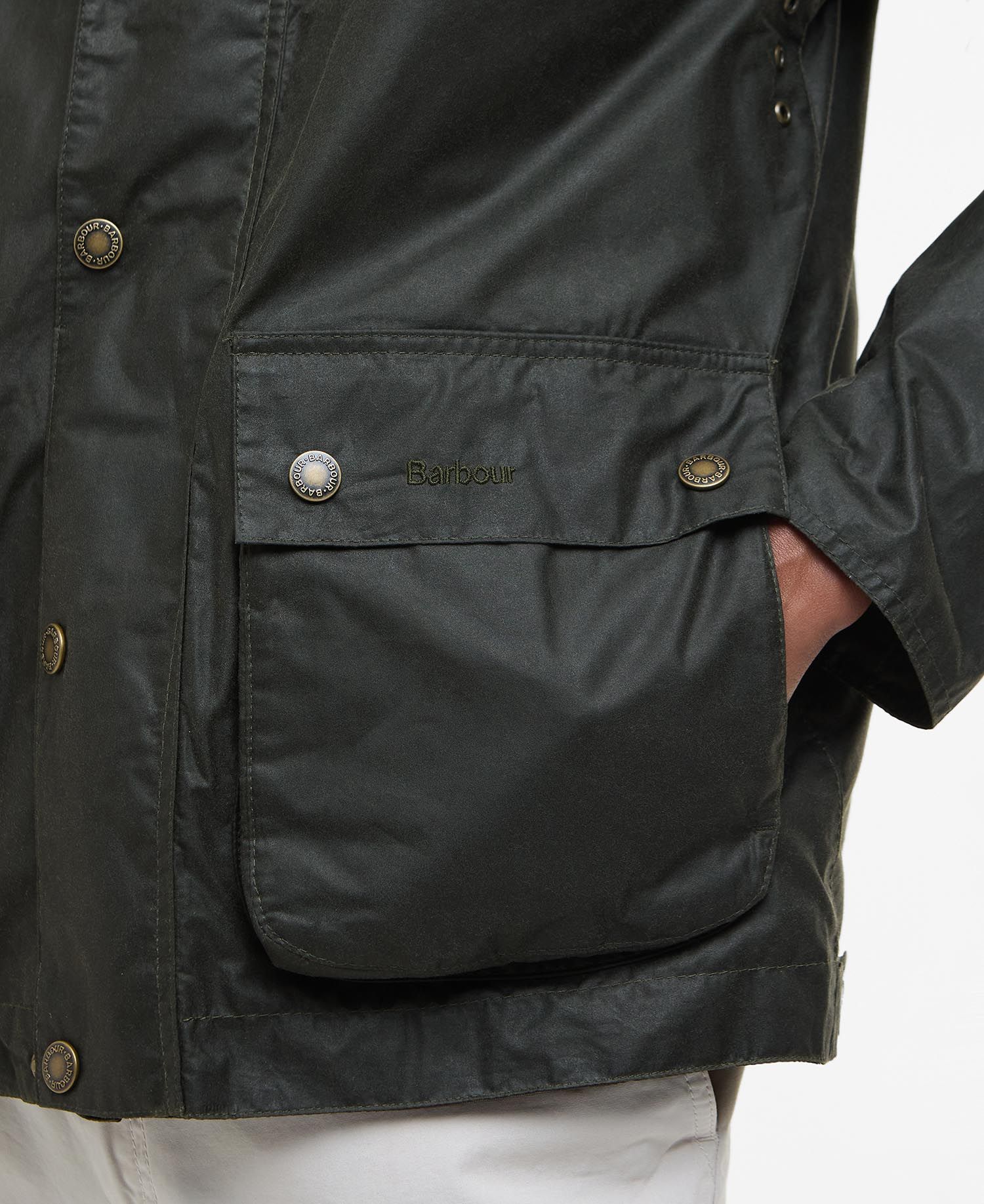 Barbour Modern Bedale Wax Jacket - Olive
