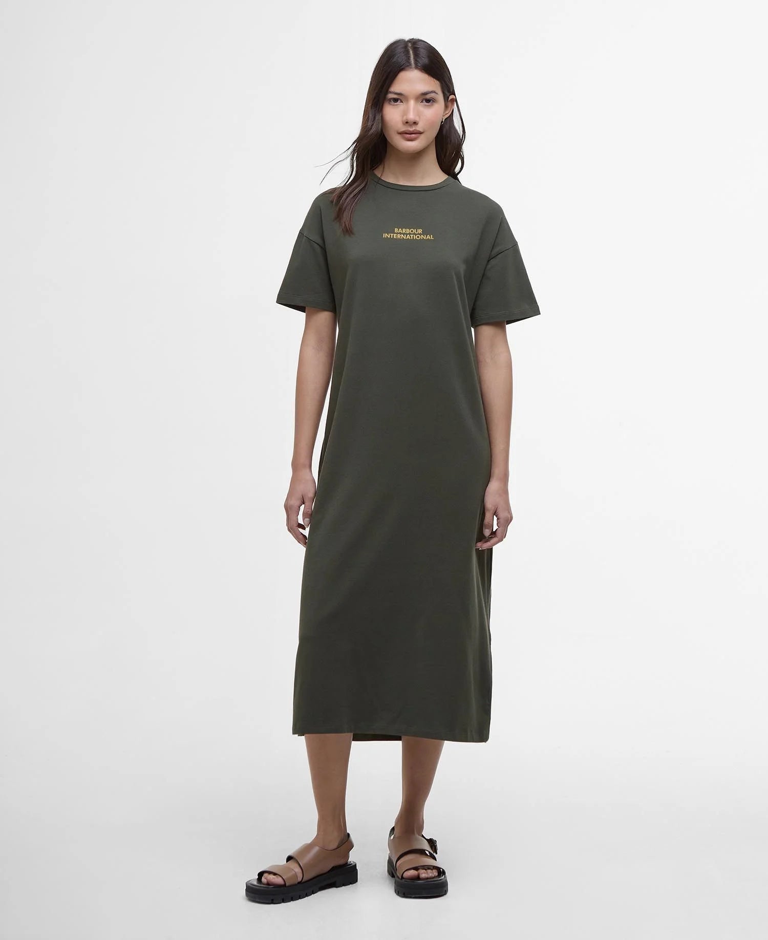 Barbour International Emerson Midi Dress - Envy