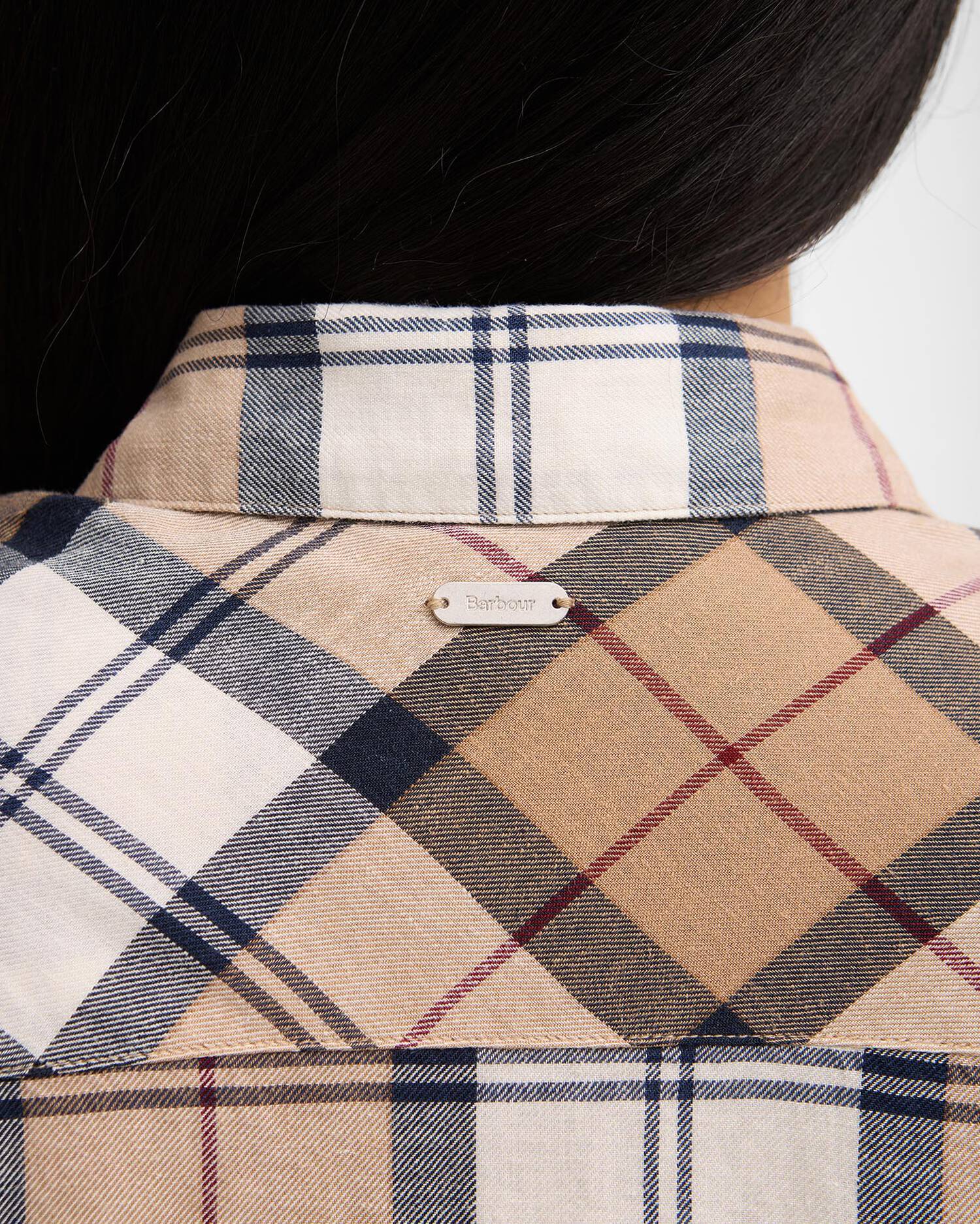 Barbour Fern Midi Dress - Hessian Tartan