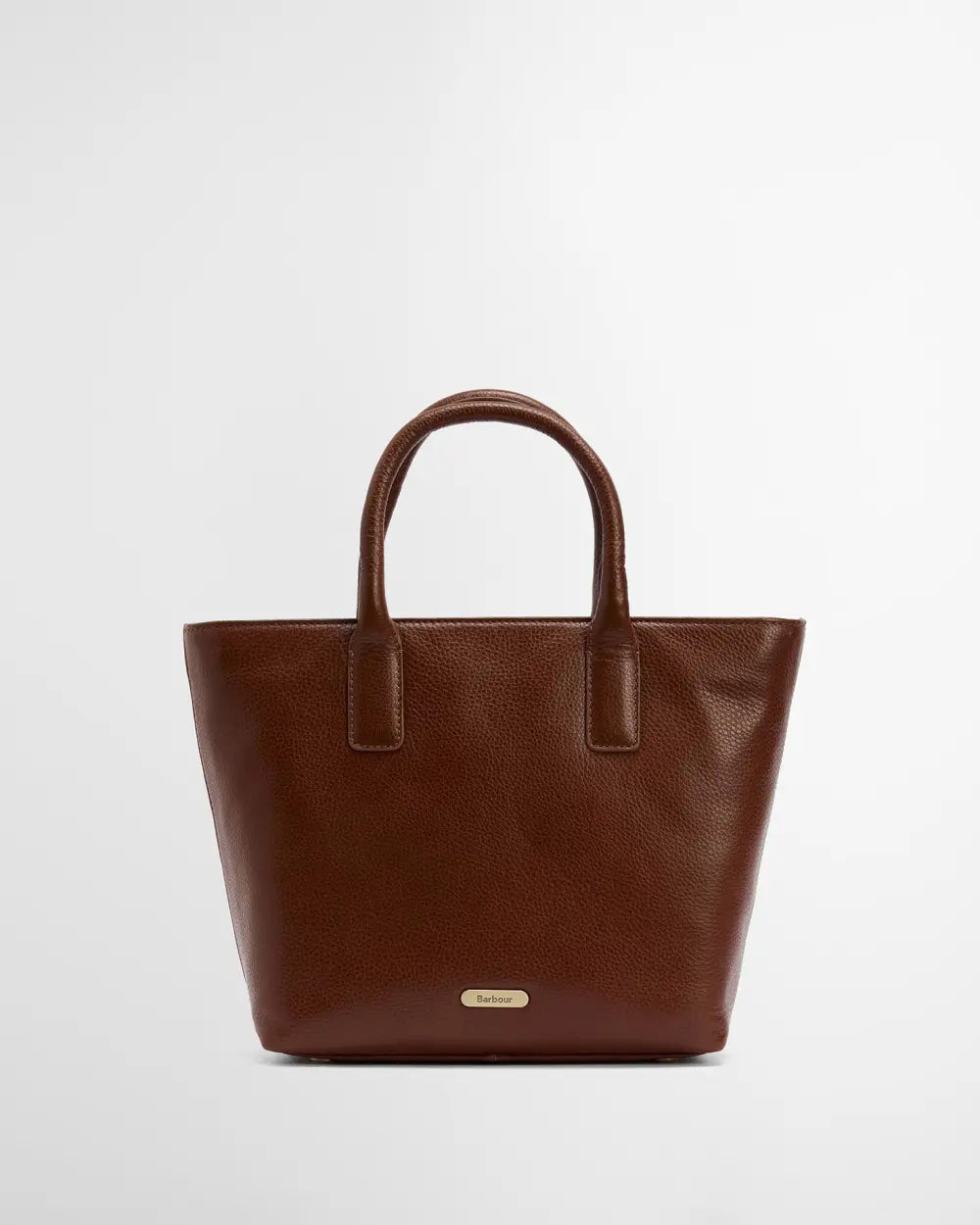 Barbour Birch Leather Tote Bag - Brown