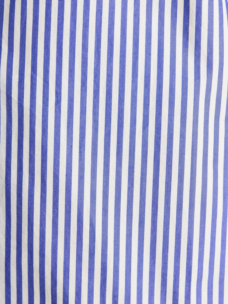 Joules Amilla Jonty Blue/White Boyfriend Fit Shirt