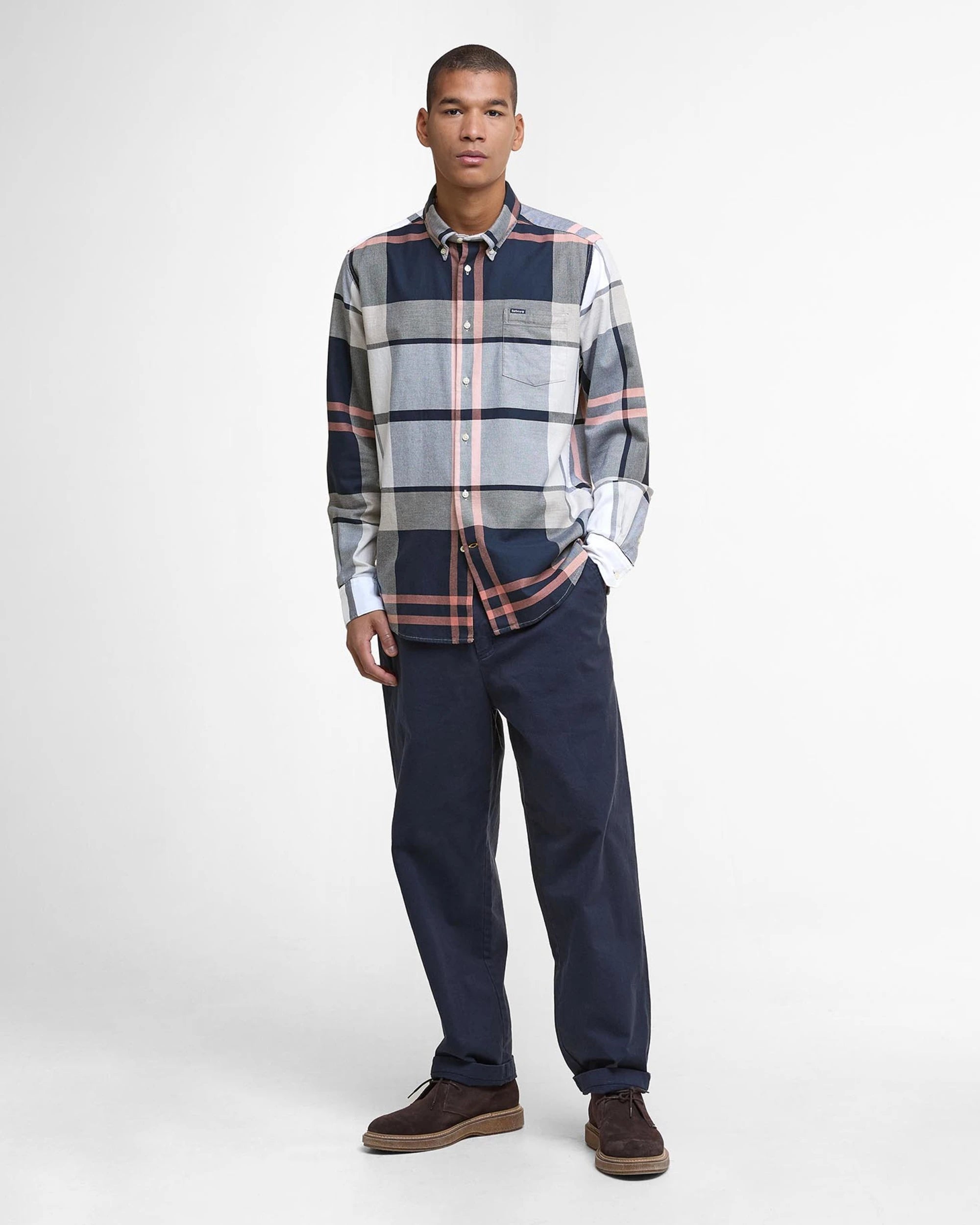 Barbour Dunoon Tailored Fit Shirt - Riverstone Tartan